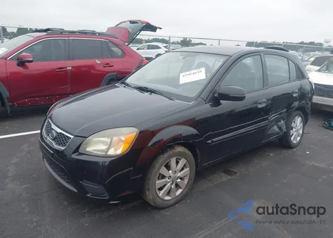 2011 Kia Rio Lx из США, поврежденный, VIN KNADH5A38B6768290